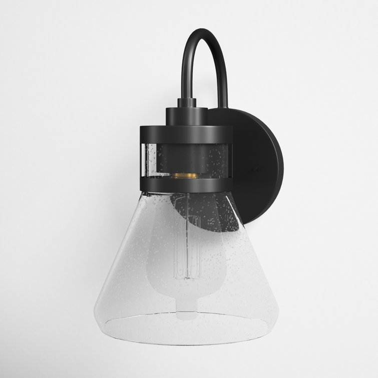 Naomi Single Light Bell Outdoor Steel Wall Light & Reviews